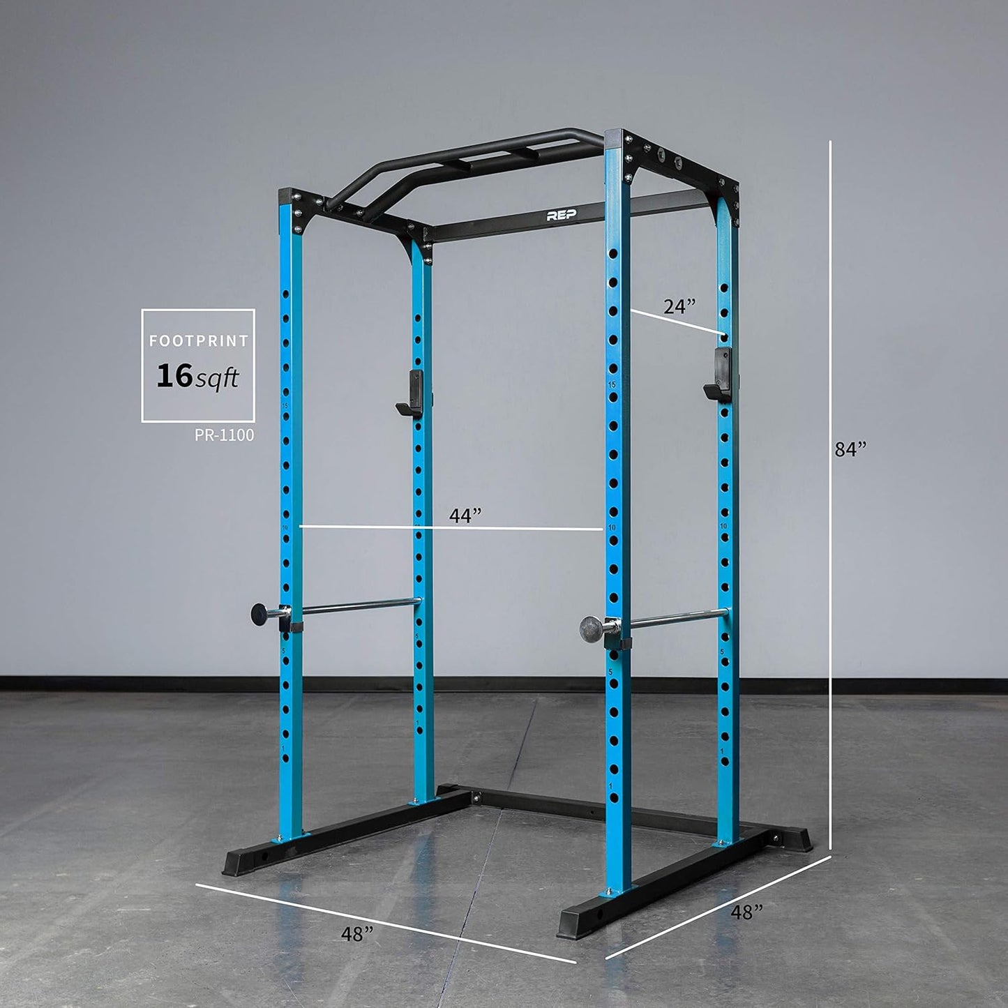 Power Rack - 700 Lbs Rated Lifting Cage for Weight Training