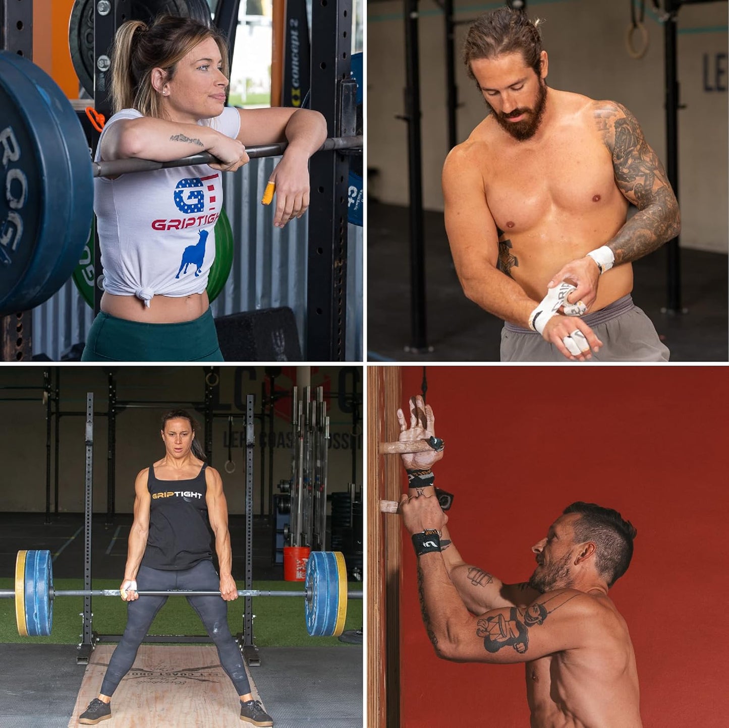 Tape - Weightlifting Tape for Fingers Thumbs Pull up Bar and Workout - Athletic Lifting Grip Tape for Crossfit, Weightlifting, Workout, Hook Grip, Gym and Olympic Lifting