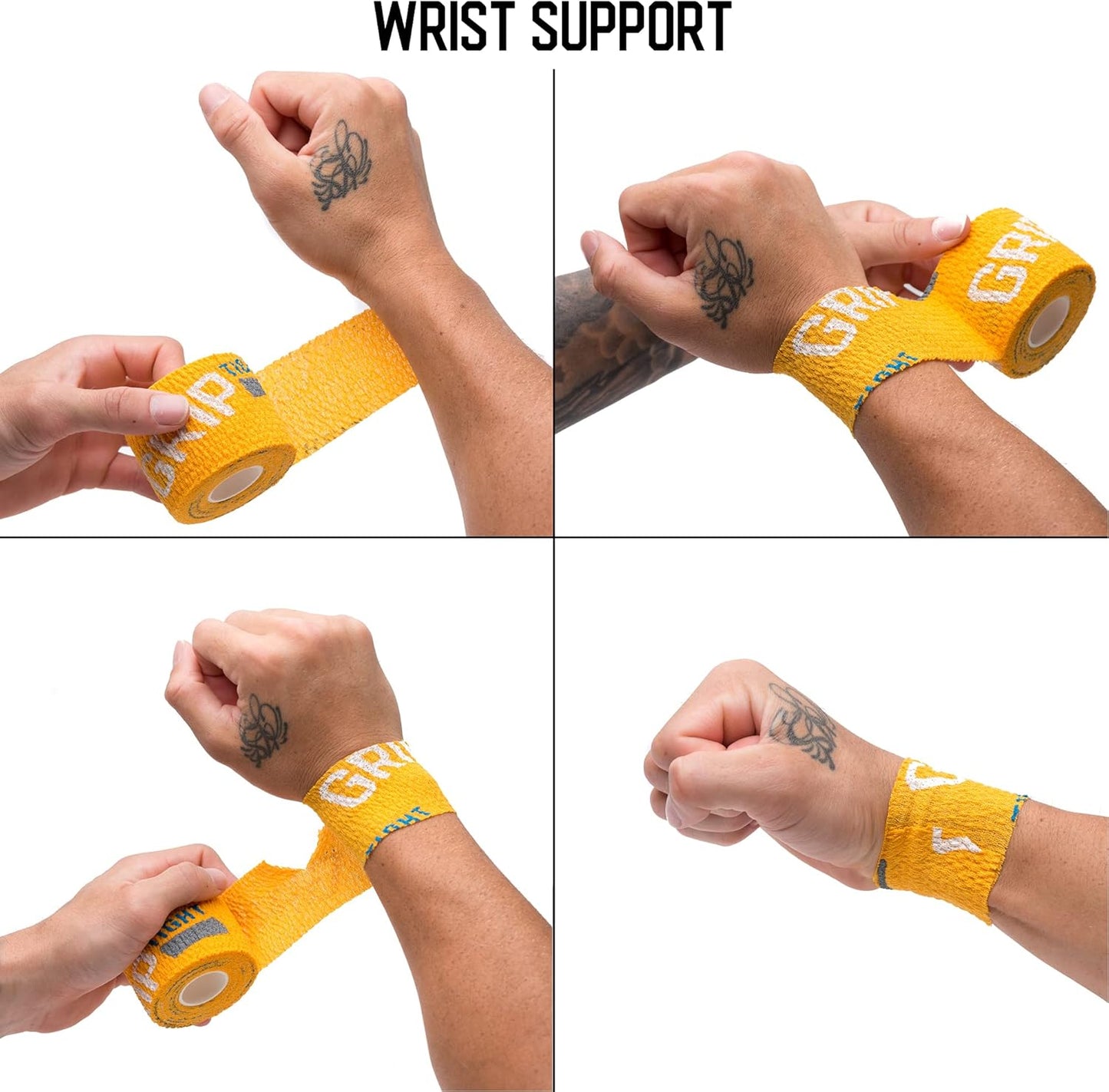 Tape - Weightlifting Tape for Fingers Thumbs Pull up Bar and Workout - Athletic Lifting Grip Tape for Crossfit, Weightlifting, Workout, Hook Grip, Gym and Olympic Lifting