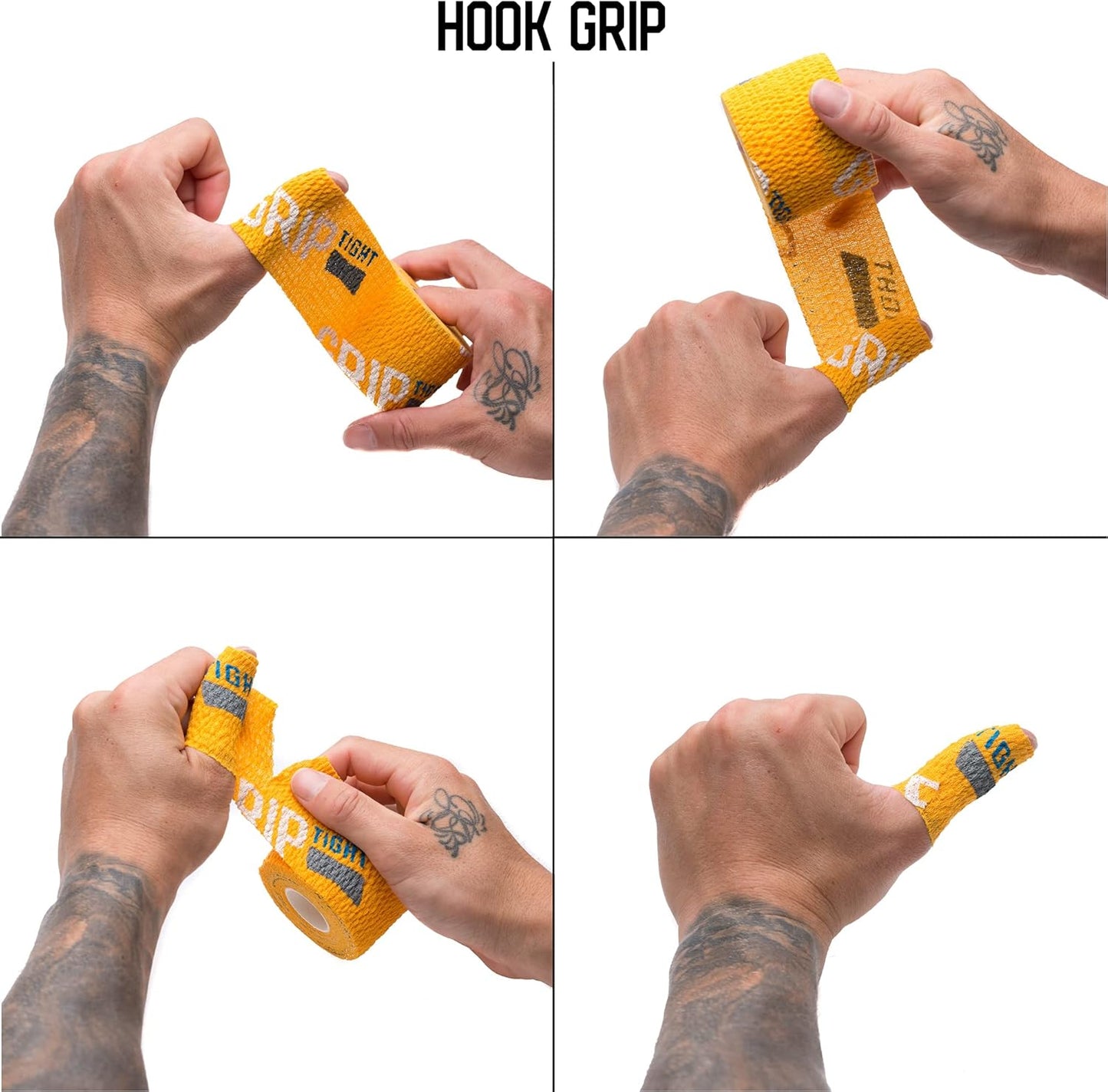 Tape - Weightlifting Tape for Fingers Thumbs Pull up Bar and Workout - Athletic Lifting Grip Tape for Crossfit, Weightlifting, Workout, Hook Grip, Gym and Olympic Lifting