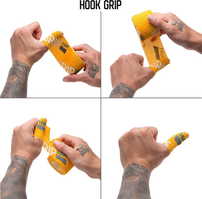 Tape - Weightlifting Tape for Fingers Thumbs Pull up Bar and Workout - Athletic Lifting Grip Tape for Crossfit, Weightlifting, Workout, Hook Grip, Gym and Olympic Lifting