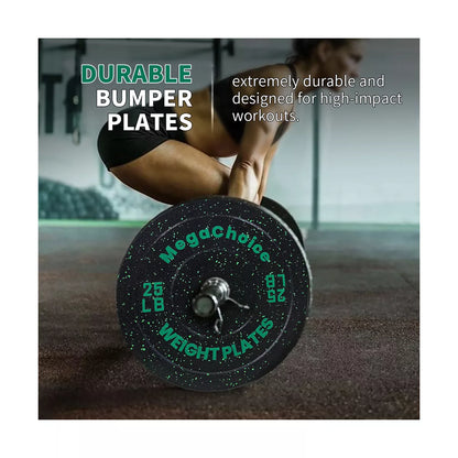 2 Inch Rubber Weight Plate for Lifting Home Gym