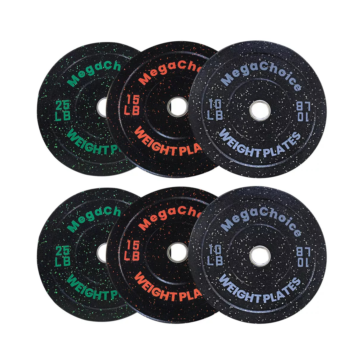 2 Inch Rubber Weight Plate for Lifting Home Gym